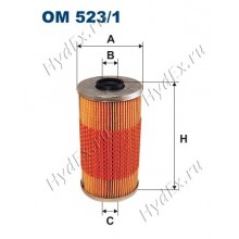 OM523/1 FILTRON Фильтр масляный BMW (WL7043)